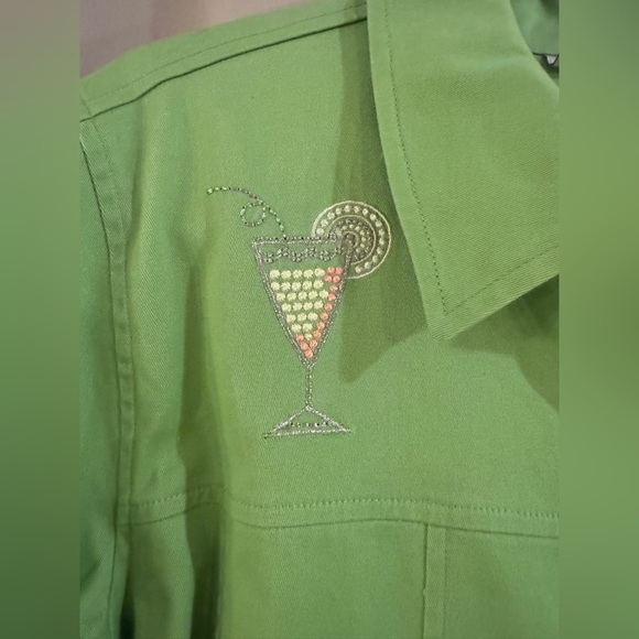 Women’s Green Vintage Quacker Factory Jacket - Picture 2 of 7